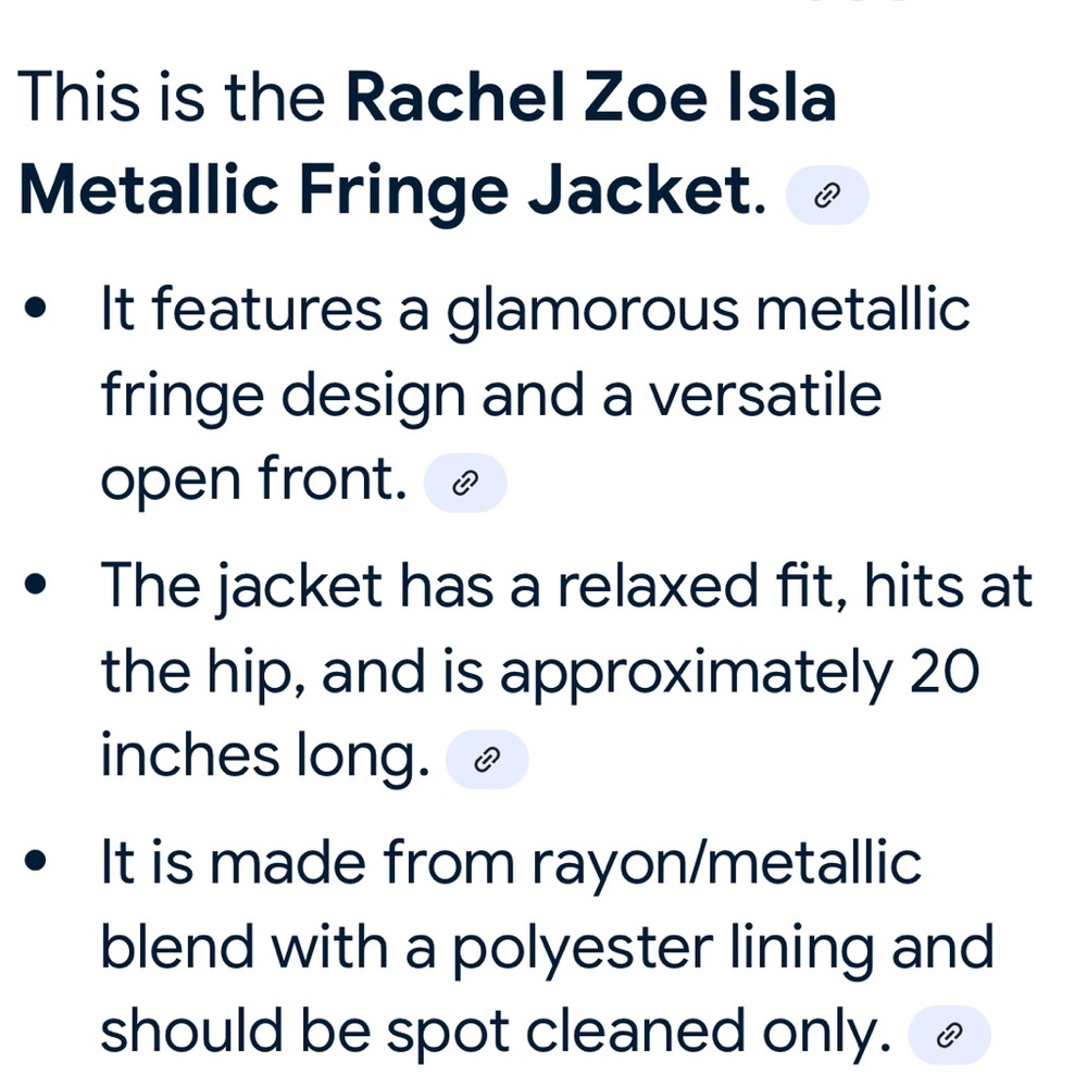 Rachel Zoe Shimmering Fringe Cardigan - Gold - Picture 9 of 9